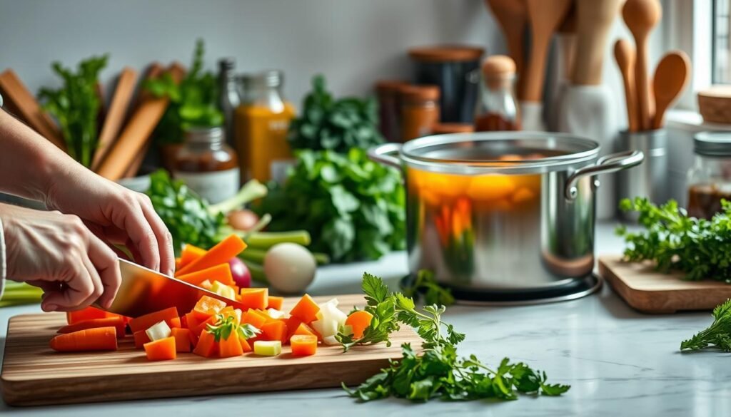 healthy stew preparation