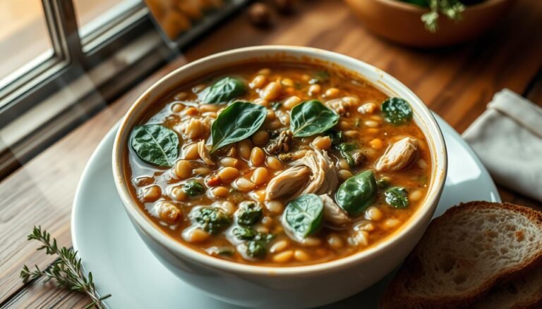 recipe lentil chicken spinach soup
