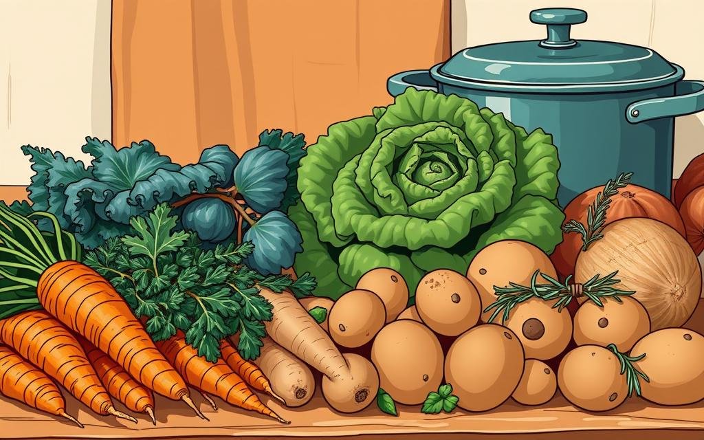 Australian vegetables for stew Australian vegetables for stew