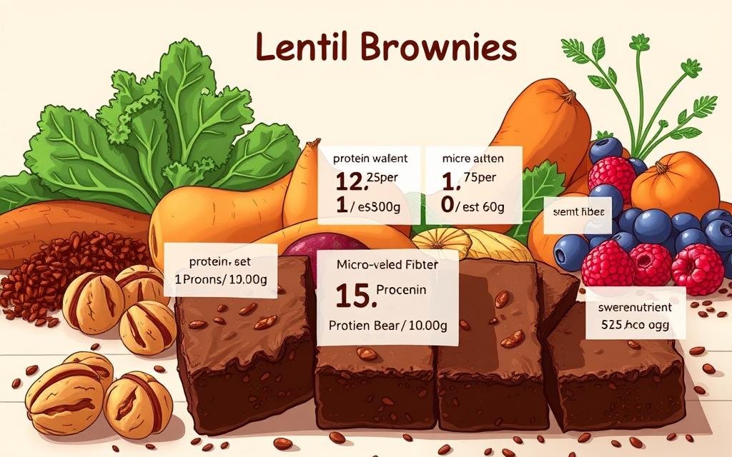 nutritional benefits of lentil brownies