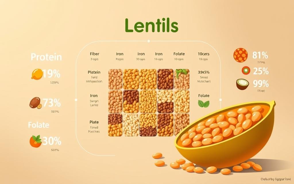 nutritional profile of lentils