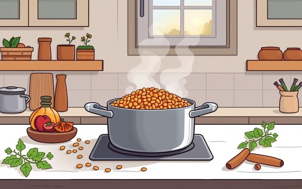 cooking lentils